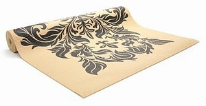 Gaiam Damask Print Yoga Mat