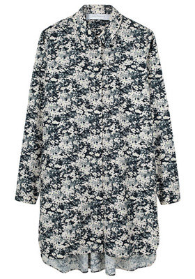 Cacharel Collared Printed Dress