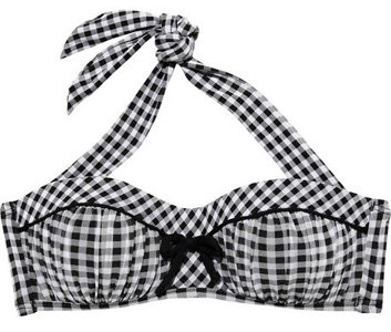 Jets by Jessica Allen Romance Gingham Halterneck Bikini Top