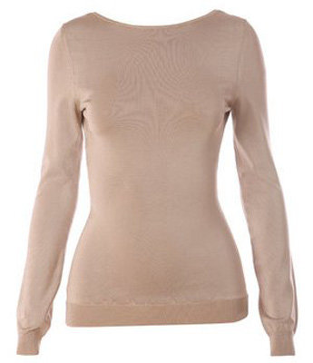 Chloé Scoop Back Stretch Sweater