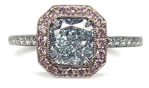 Champagne Diamond Ring