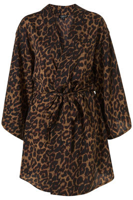 Topshop Animal Print Kimono