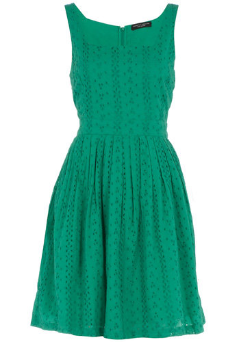 Dorothy Perkins Green Broderie Sundress