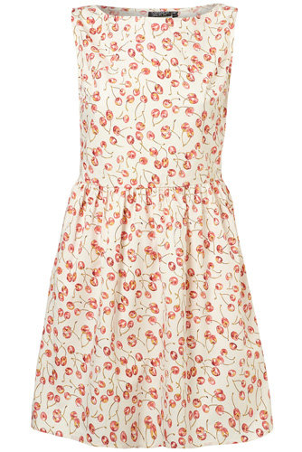 Topshop Cherry Print Fifties Sundress