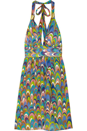 Milly Nevis Printed Linen and Cotton-Blend Dress