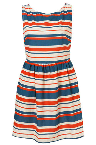 Topshop Nautical Stripe 50s Sundress