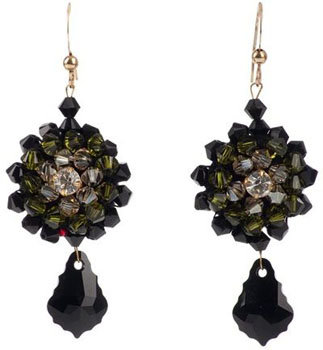 Marta per Multi-Coloured Swarovski Crystal Earrings