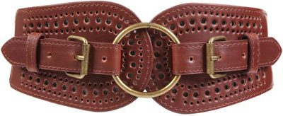 Perforated Double Buckle Belt