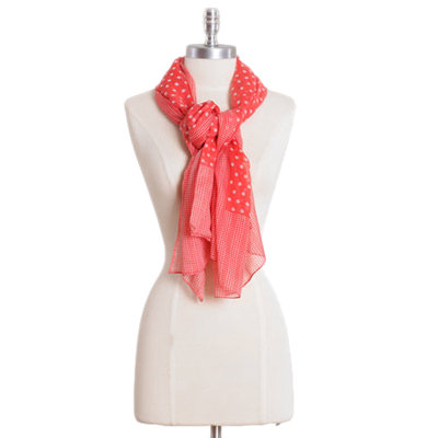 Dotted Vertigo Patterned Scarf