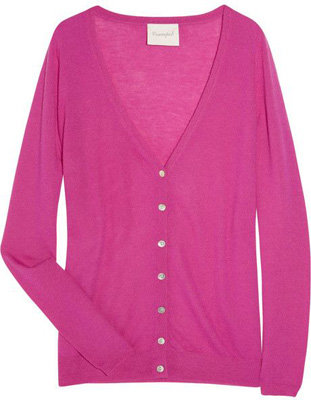 Crumpet Fine-Knit Cashmere Cardigan