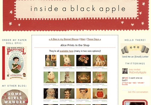 inside a Black Apple