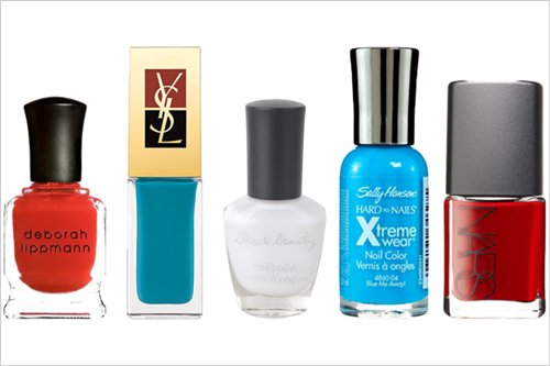 Red, White, & Blue Nail Polishes