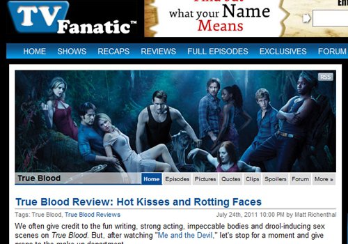 TV Fanatic True Blood