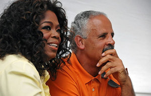 Oprah Winfrey and Stedman Graham