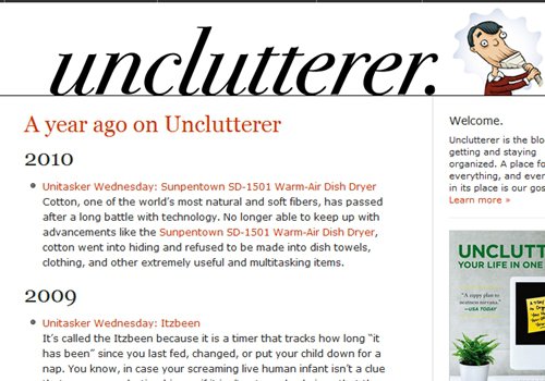 Unclutterer