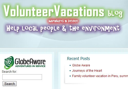 Volunteer Vacations