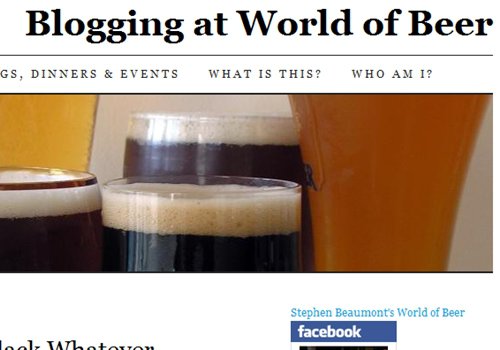 Blogging at World of Beer