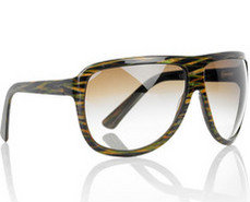 Stella McCartney Metallic Striped Sunglasses