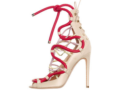 Strappy Lace-up Stilettos by Alessandro Dell'Acqua