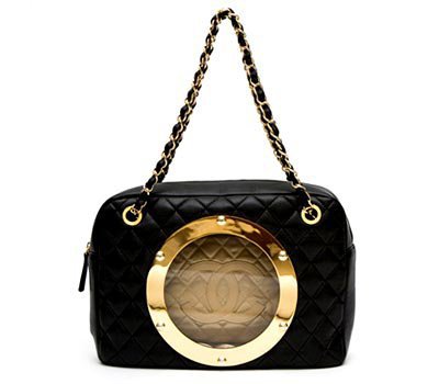 Chanel Leather U-Boat Handbag