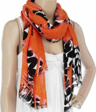 Diane Von Furstenberg Floral Print Scarf, $115.00