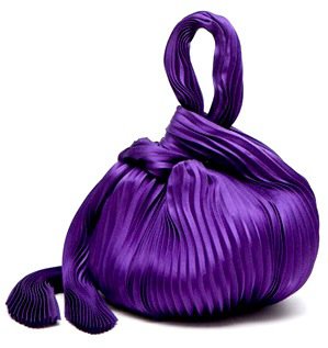 Giorgio Armani Knotted Silk Evening Bag