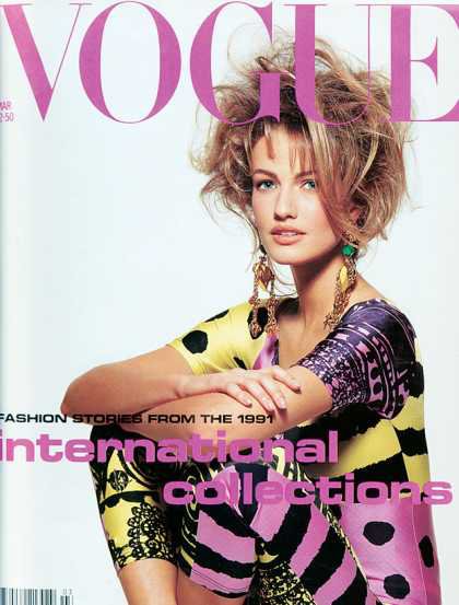 Karen Mulder - March, 1991