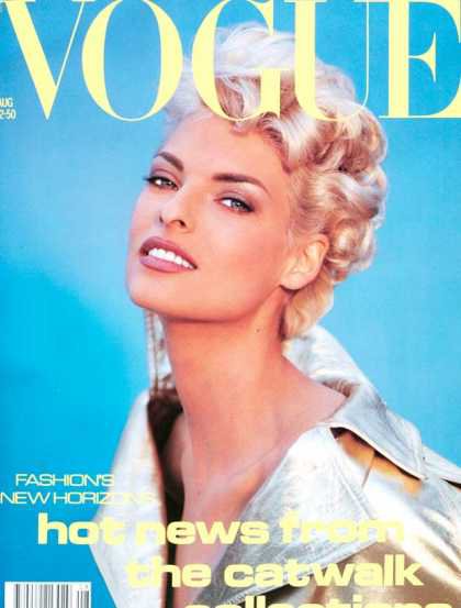 Linda Evangelista - August, 1991