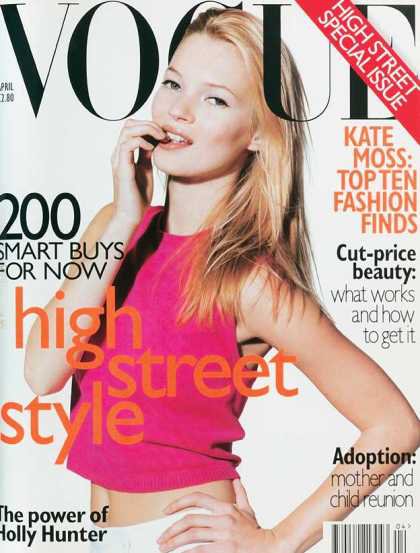 Kate Moss - April, 1996