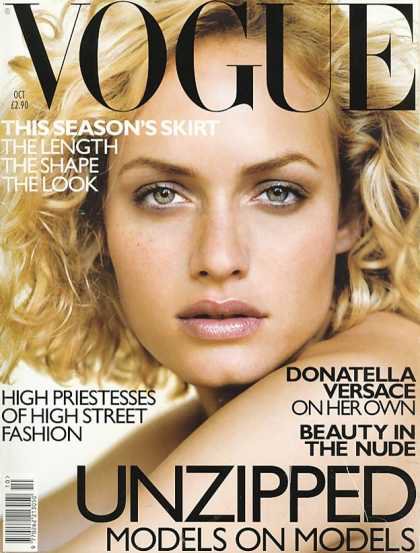 Amber Valletta - October, 1998