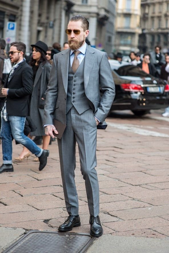 Dapper in Gray