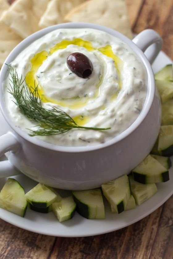 Authentic Tzatziki – a Yummy Dip of Greek Yogurt and Cucumber