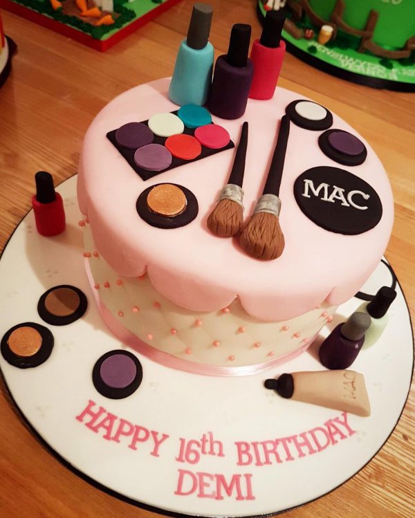 Makeup Theme Cake – Cakes All The Way