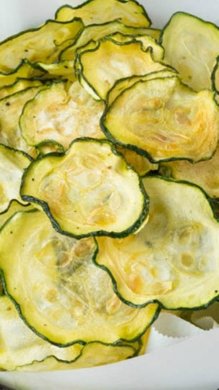 Salt and Vinegar Zucchini Chips