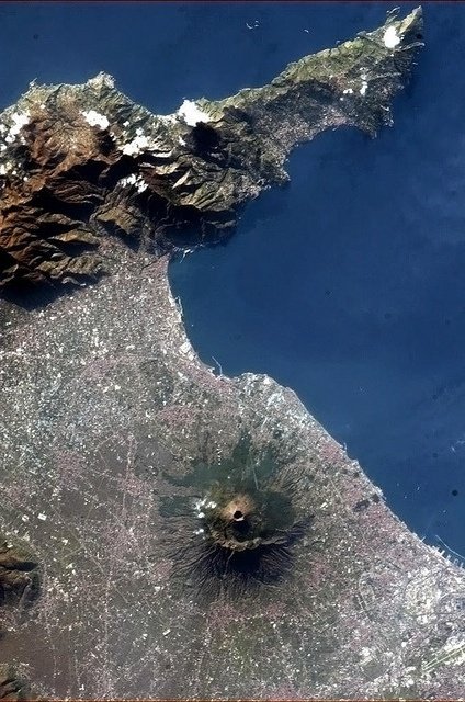 Mt. Vesuvius and the Bay of Naples, Italy