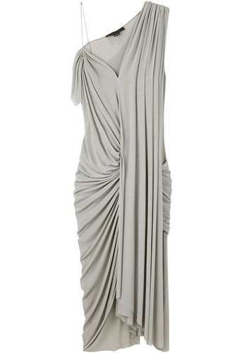 Topshop Alexander Wang Jersey Draped Dress