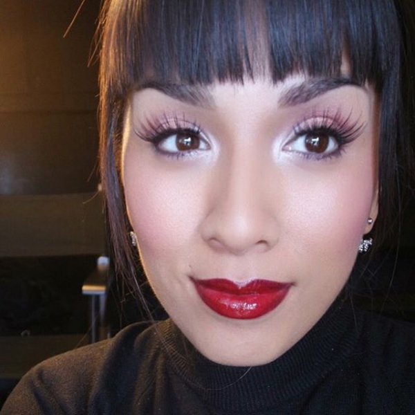 Michelle Almanza's Red Lip & Endless Lashes