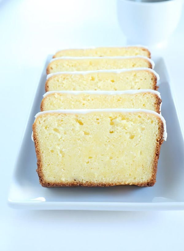 Gluten Free Iced Lemon Pound Cake