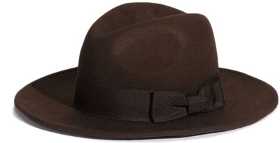 Lulu Flat Brim Fedora