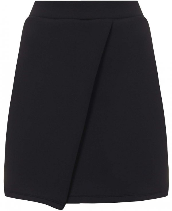 Topshop Clean Wrap Scuba Skirt