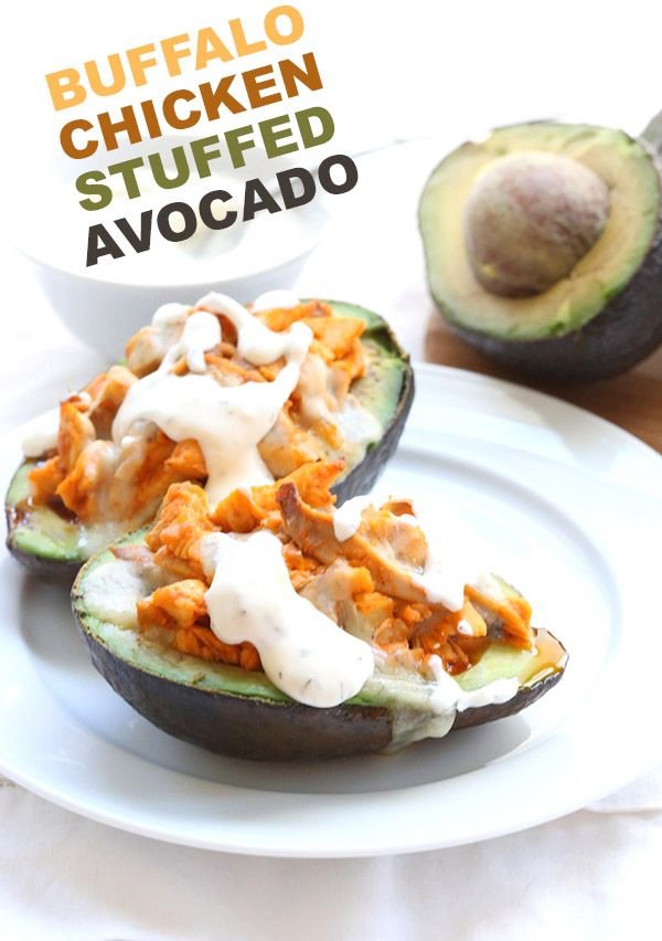 Buffalo Chicken Avocados