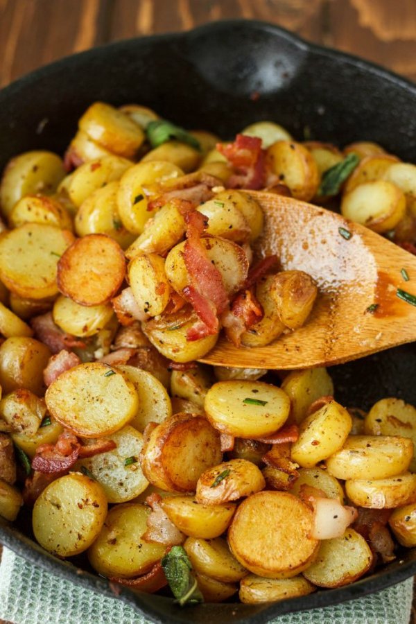 Pan-fried Fingerling Potatoes