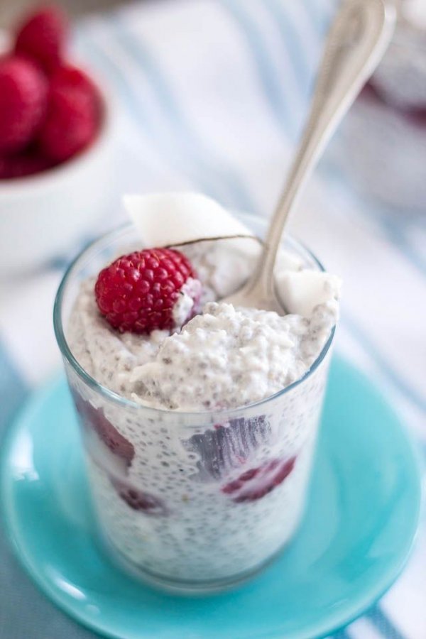 Quick Coconut Chia Seed Pudding