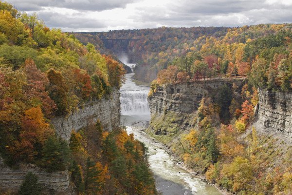 geological phenomenon, river, cliff, canyon, waterfall,