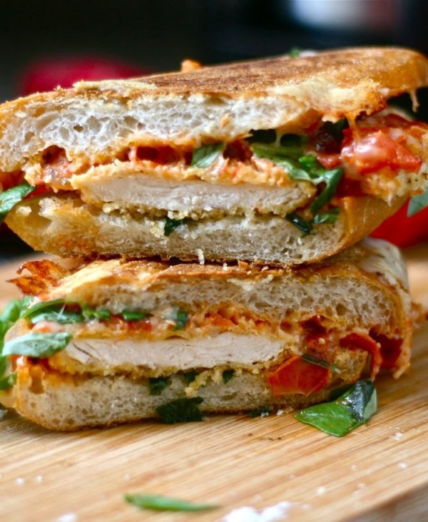 Chicken Parmesan Grilled Cheese