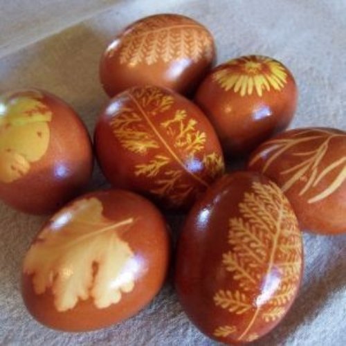 Faux Wooden Eggs