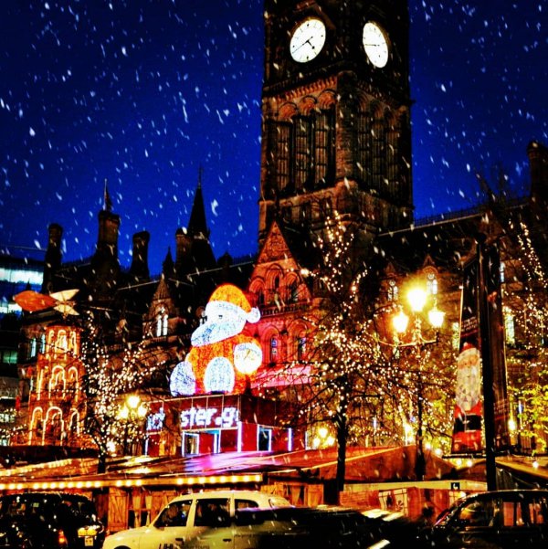 landmark, night, metropolis, town, sky,