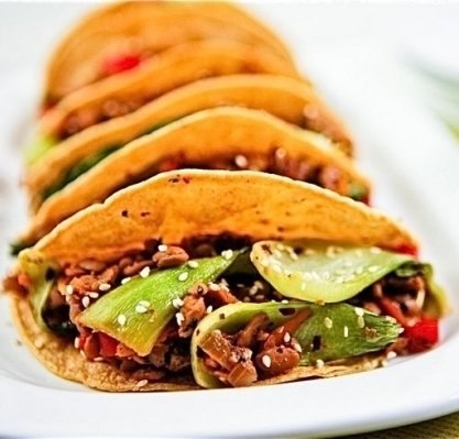 Bok Choy Tempeh Tacos