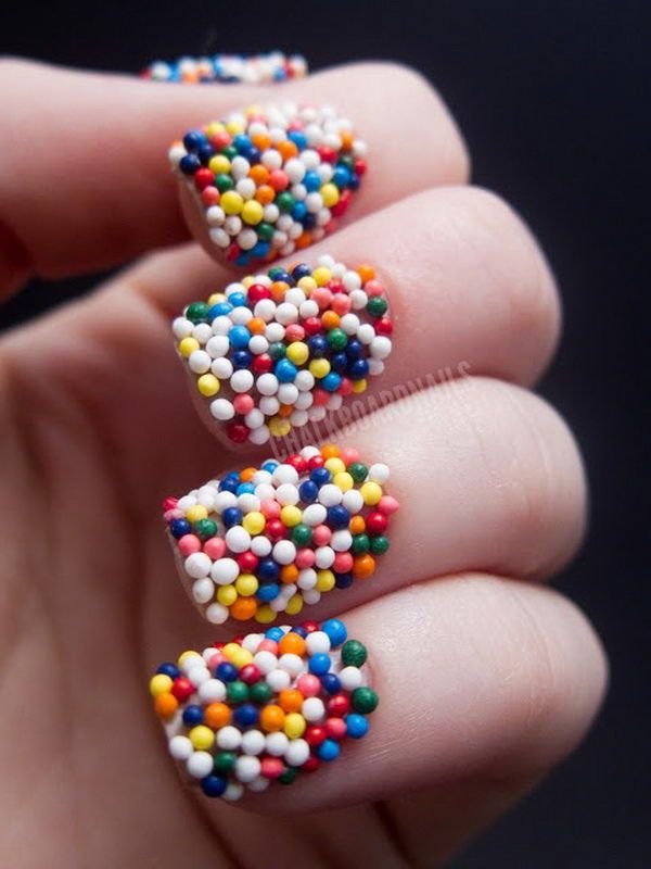 Candy Ball, 3D Nail Art