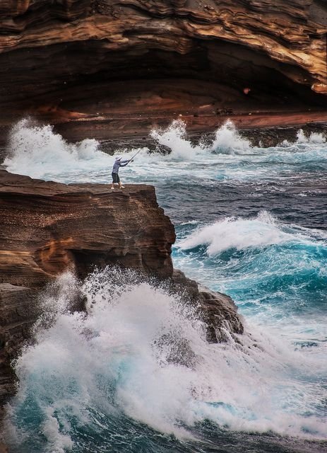 Fishing on Oahu